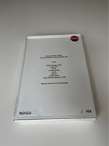 Bts RM Indigo Target Edition Albüm