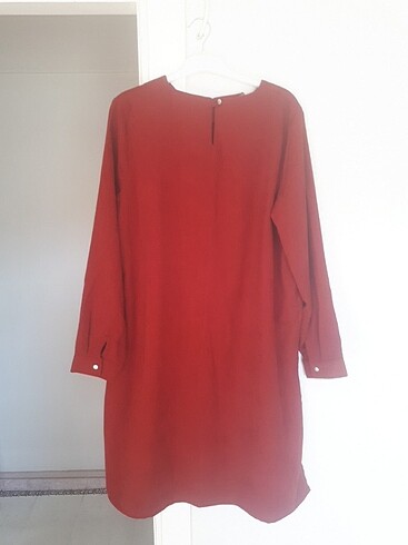 48 Beden bordo Renk Kiremit rengi tunik