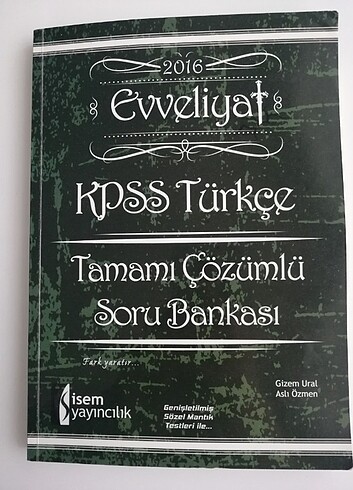 KPSS Türkçe Soru Bankası 