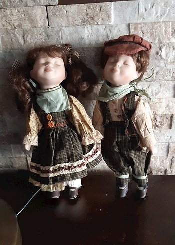 Porselen Taş Bebek Çifti - Görsel 7