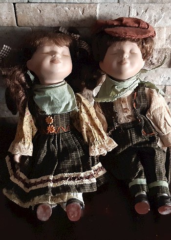 Porselen Taş Bebek Çifti - Görsel 8