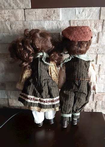 Porselen Taş Bebek Çifti - Görsel 9