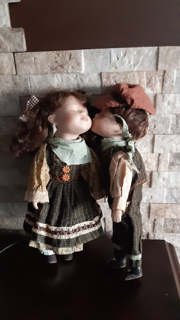 Porselen Taş Bebek Çifti - Görsel 4