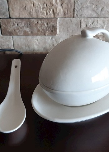 Kaşıklı Porselen Kahvaltılık-Sosluk - Görsel 5