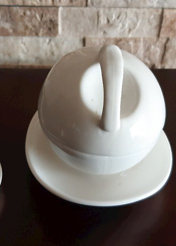 Kaşıklı Porselen Kahvaltılık-Sosluk - Görsel 4