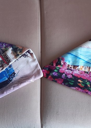 İki adet yeni kırlent kılıfı - Görsel 2