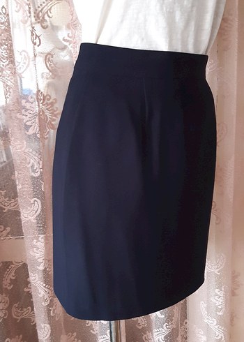 Sıfır Lacivert Kısa Etek - Görsel 4