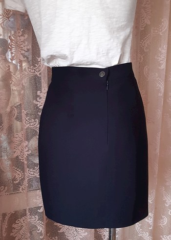 Sıfır Lacivert Kısa Etek - Görsel 2