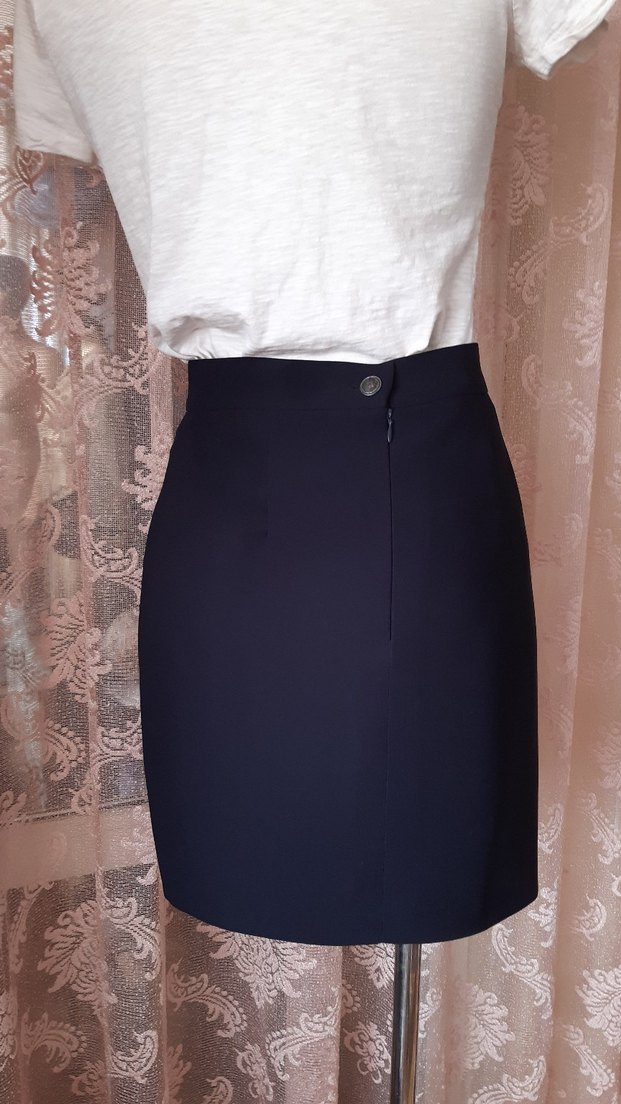 Sıfır Lacivert Kısa Etek - Görsel 2