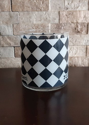 Paşabahçe Siyah-Beyaz Cam Vazo - Görsel 4