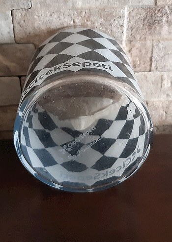 Paşabahçe Siyah-Beyaz Cam Vazo - Görsel 5