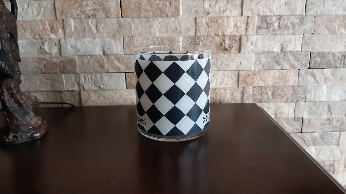 Paşabahçe Siyah-Beyaz Cam Vazo - Görsel 4