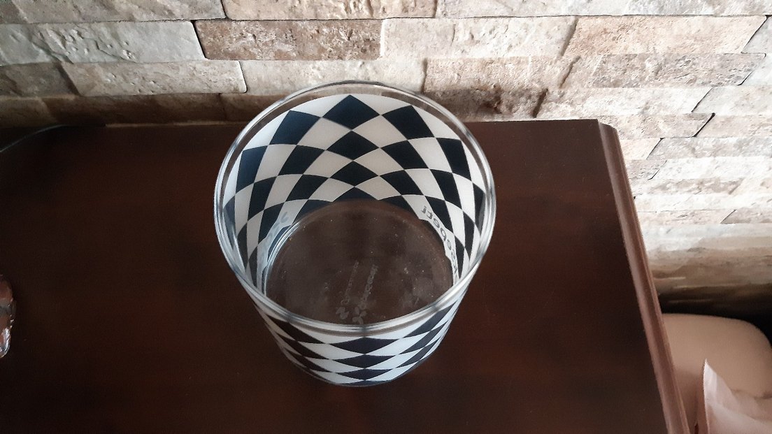 Paşabahçe Siyah-Beyaz Cam Vazo - Görsel 3