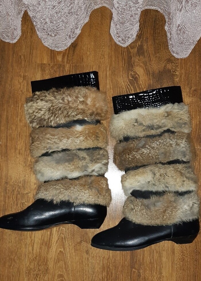 Giyilmemis hakiki deri çizme - Görsel 2