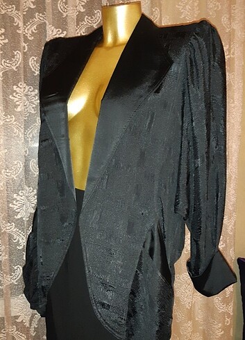 Giyilmemiş Siyah abiye ceket 