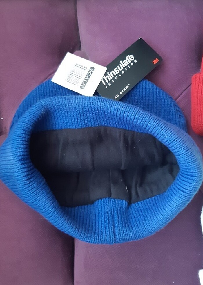 Etiketli 4 renk astarlı bere-adet fiyatı - Görsel 2