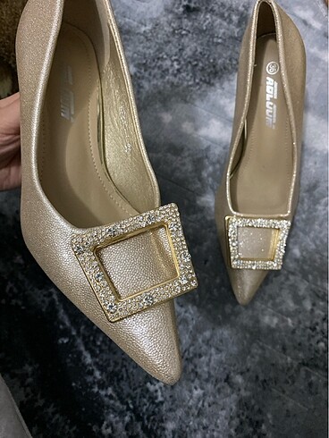 36 Beden sarı Renk Stiletto