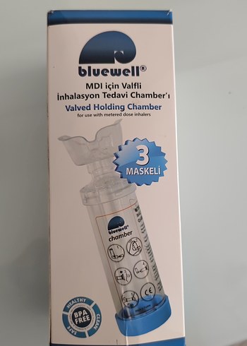 Bluewell Valfli İnhalasyon Tedavi Odası 3 Maskeli