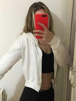 Crop hırka