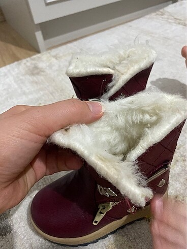 23 Beden bordo Renk Kız bebek bot