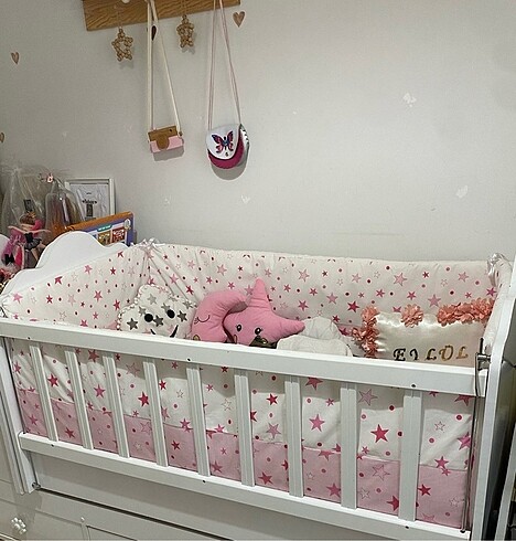 Bebek uyku seti 12 parça cibinlikli 60x120