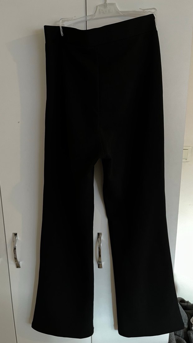 Kadın Siyah  Kumaş Pantolon - Görsel 2