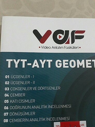 Çap yayınları Tyt Ayt geometri 