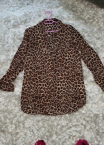 Zara leopar bluz 