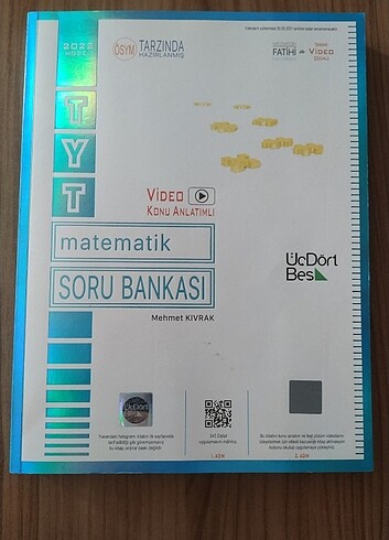 345 TYT MATEMATİK SORU BANKASI 2022