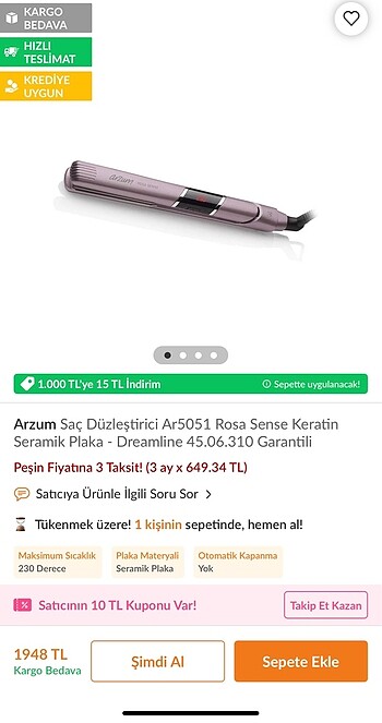 Arzum düzleştirici