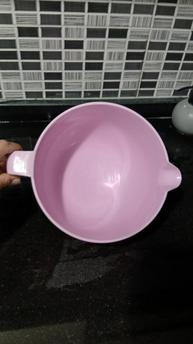 Pembe Plastik Kulplu Karıştırma Kabı - Görsel 4