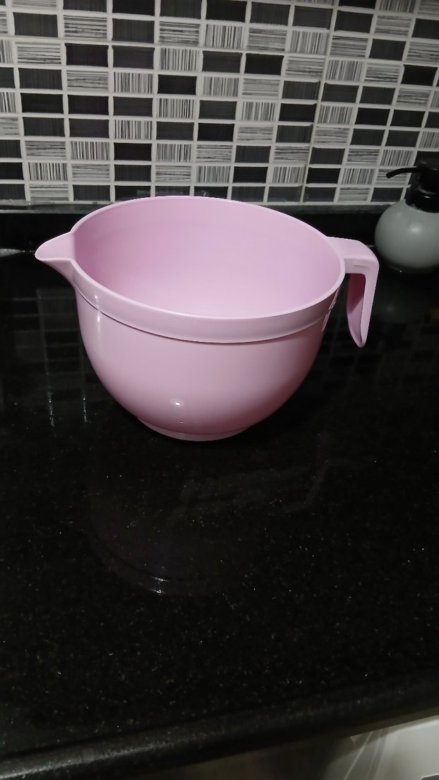 Pembe Plastik Kulplu Karıştırma Kabı - Görsel 5