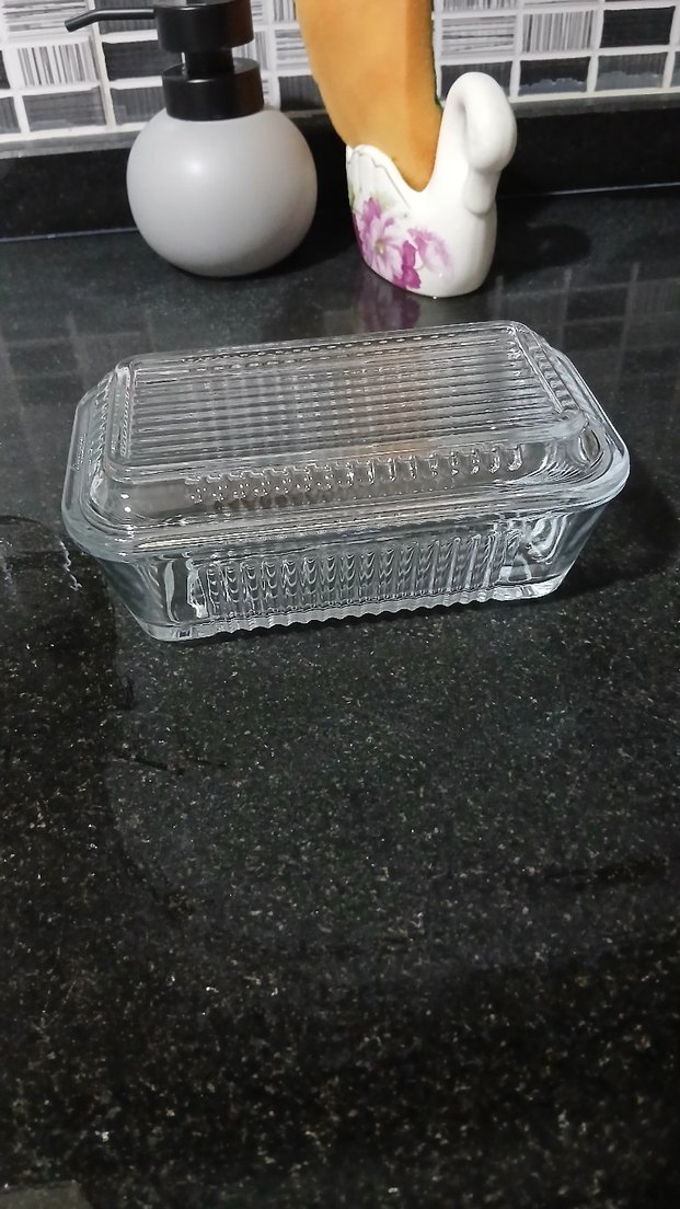 Dikdörtgen Şeffaf Cam Saklama Kabı - Görsel 4