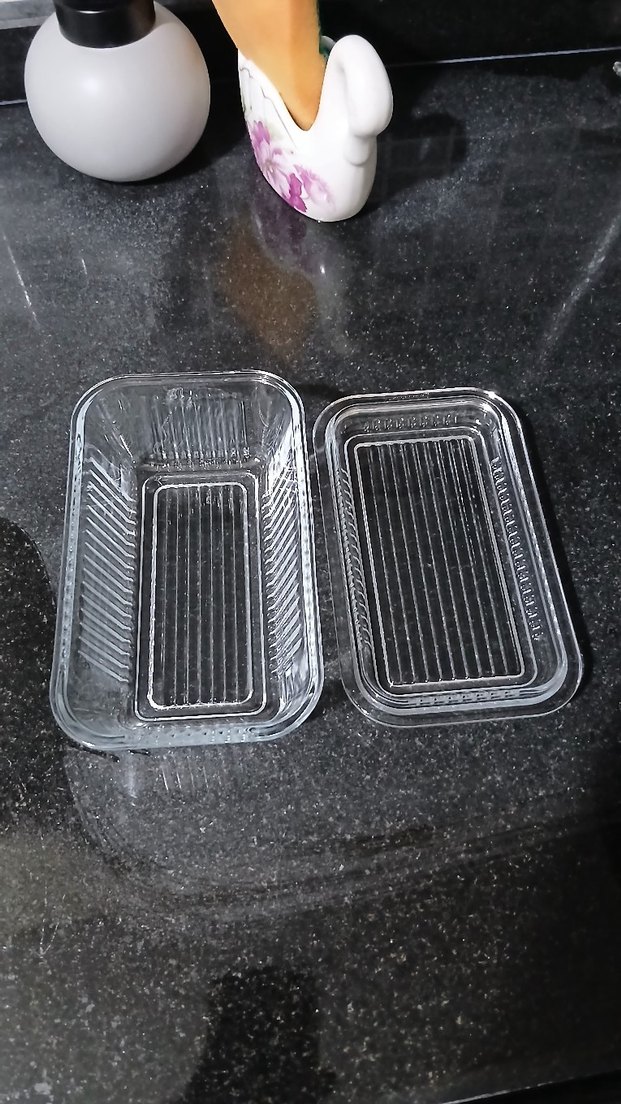 Dikdörtgen Şeffaf Cam Saklama Kabı - Görsel 2