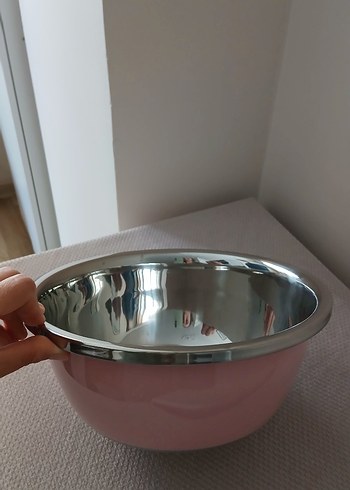 Pembe Paslanmaz Çelik Karıştırma Kabı