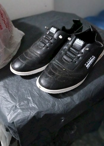 Siyah Bağcıklı Erkek Spor Ayakkabı - Görsel 2