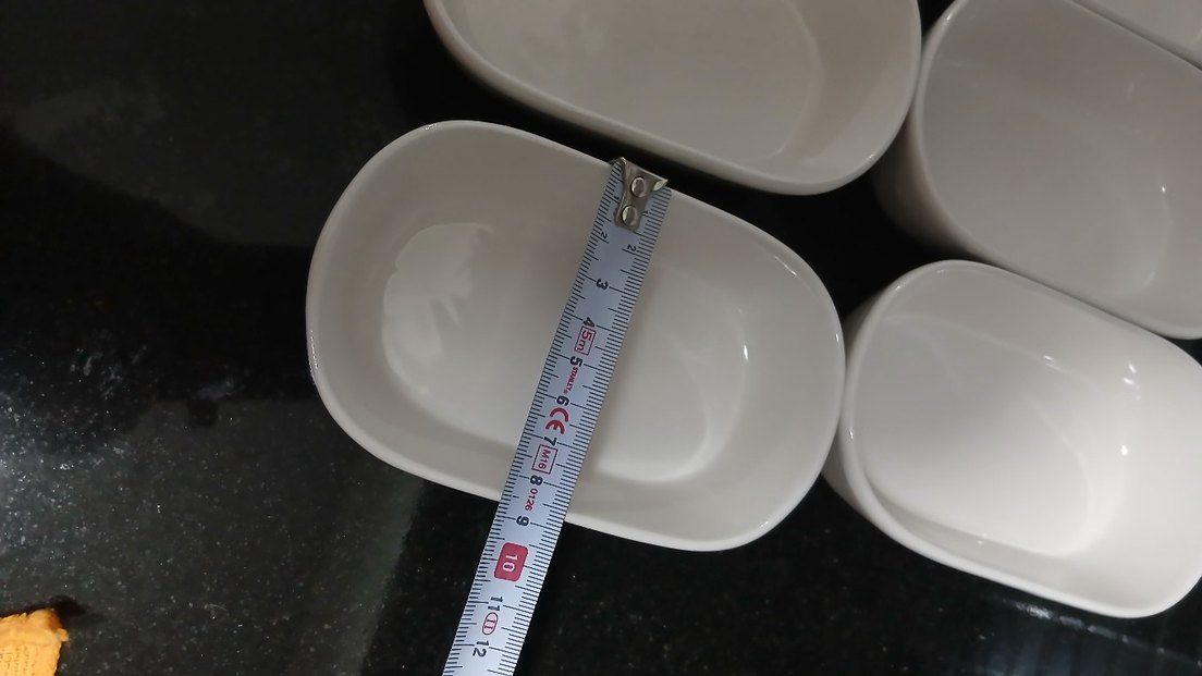 Beyaz Oval 6'lı Yemek Kabı Seti - Görsel 5