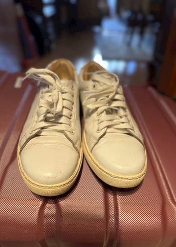 Hotiç Beyaz Deri Bağcıklı Spor Ayakkabı - Görsel 2