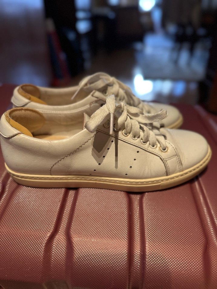 Hotiç Beyaz Deri Bağcıklı Spor Ayakkabı - Görsel 3