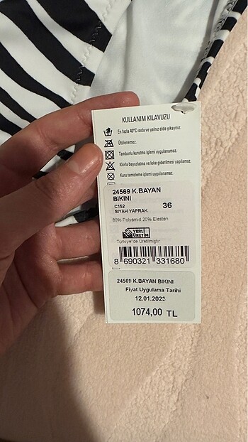 Ayyıldız orijinal etiketli bikini - Görsel 7