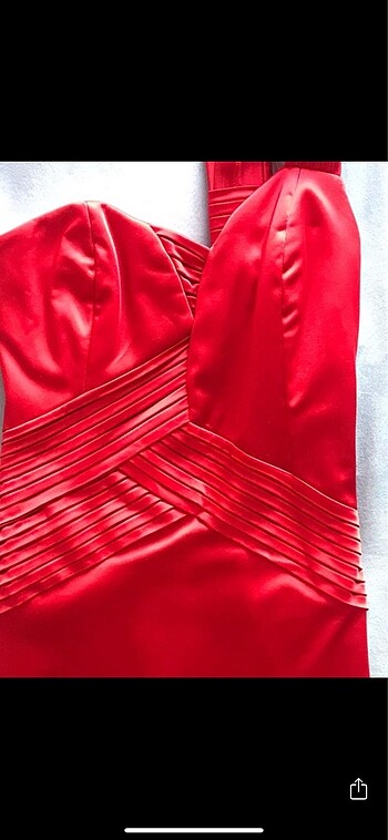 Ankara Karum?dan alındı vücudu saran kaliteli saten elbise - Görsel 5