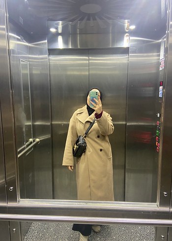 Kadın Camel Midi Trençkot