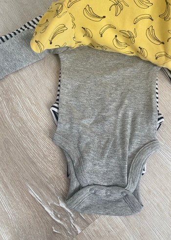 Uzun Kollu Bebek Body 3lü - Görsel 2