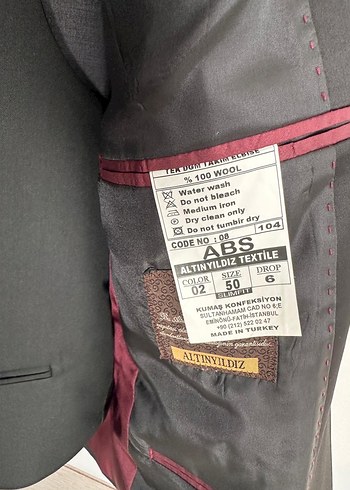 Siyah Damatlık veya takım elbise - Görsel 2