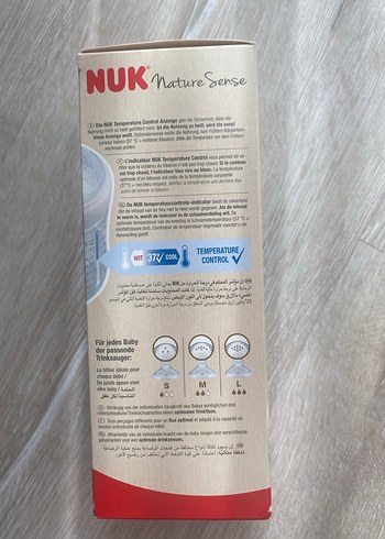 NUK Nature Sense M Bebek Biberonu - Mavi - Görsel 3