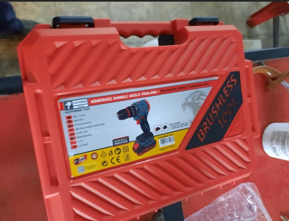 catpower 1025 şarjlı matkap - Görsel 2