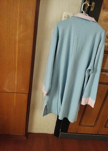 Mavi Düğmeli Rahat cicikom marka sabahlık - Görsel 2