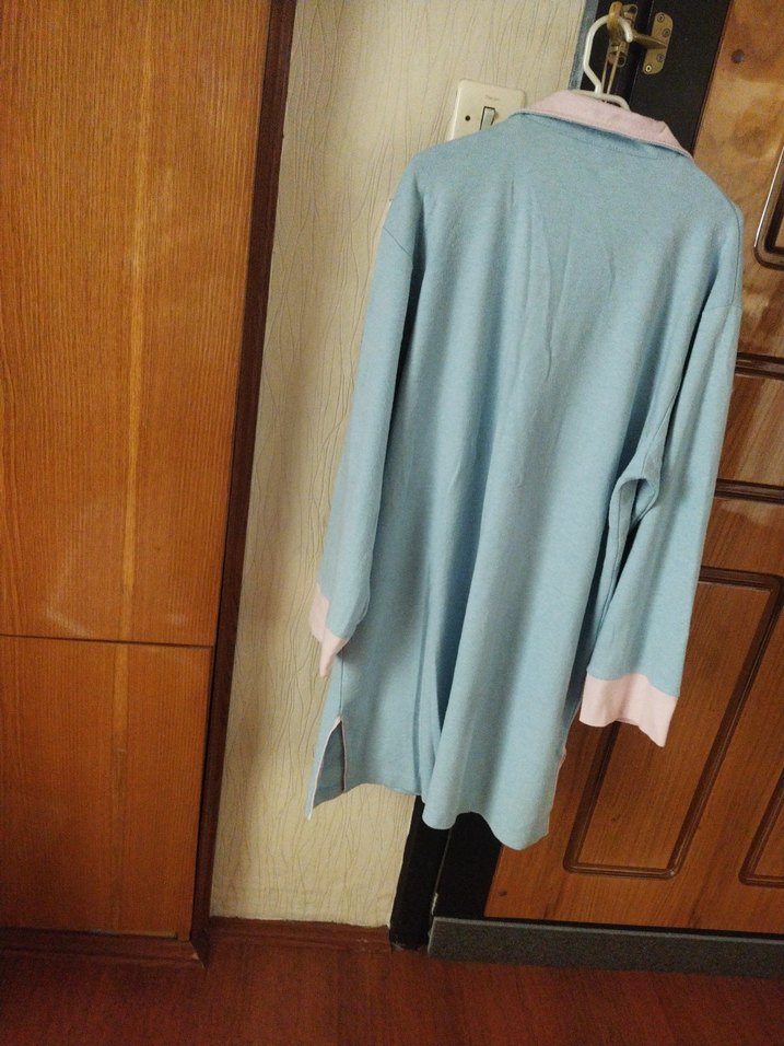 Mavi Düğmeli Rahat cicikom marka sabahlık - Görsel 2