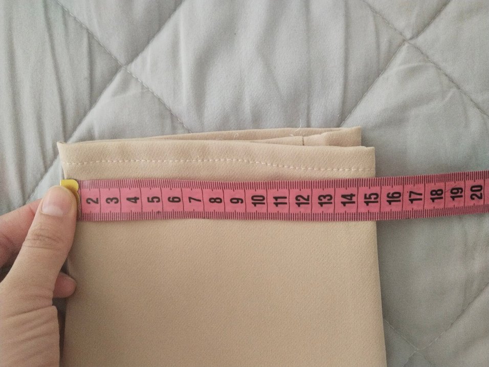 Bej Midi Kadın Kumaş Pantolon - Görsel 5