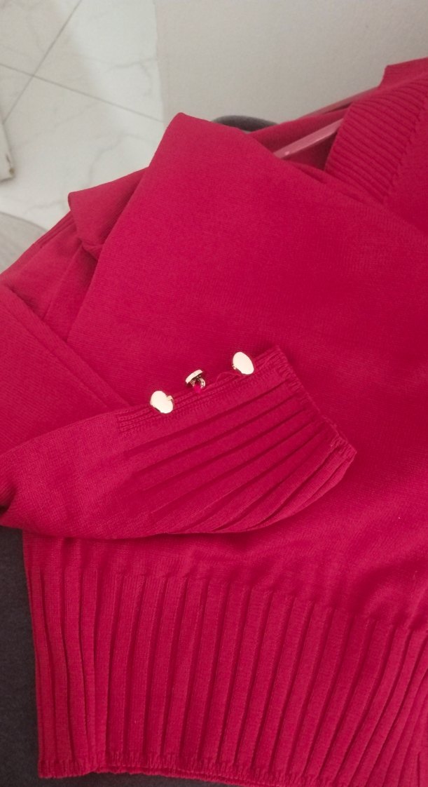 merserize Triko Kadın Hırka - Görsel 4